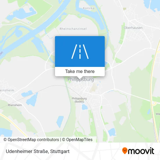 Карта Udenheimer Straße