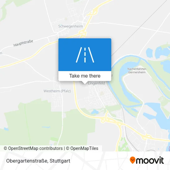 Карта Obergartenstraße