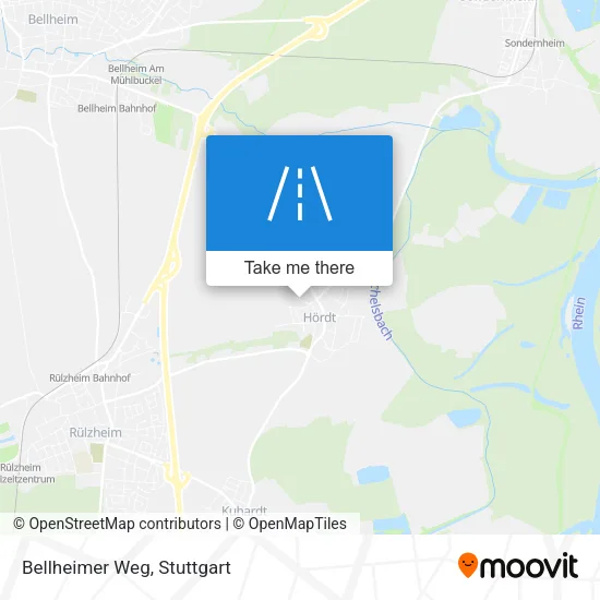 Карта Bellheimer Weg