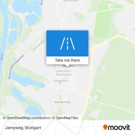 Jarnyweg map