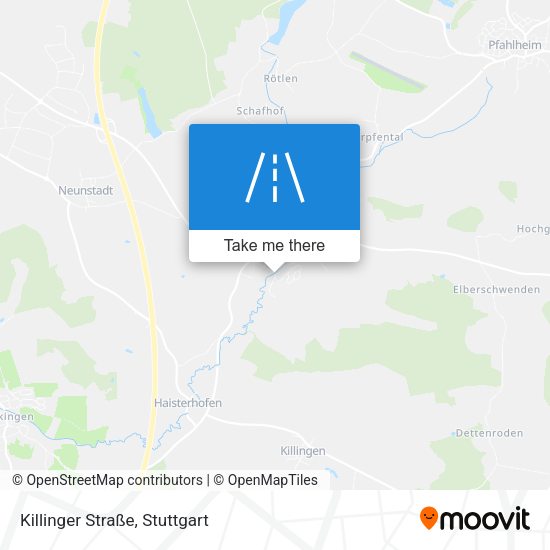 Killinger Straße map
