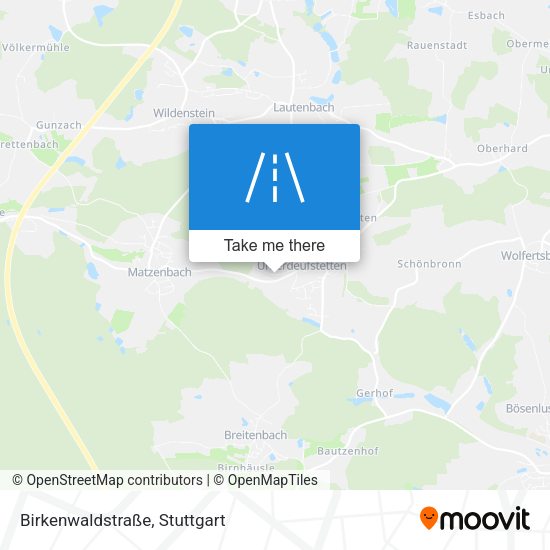 Birkenwaldstraße map