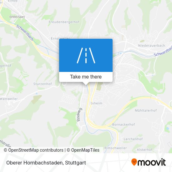 Oberer Hornbachstaden map
