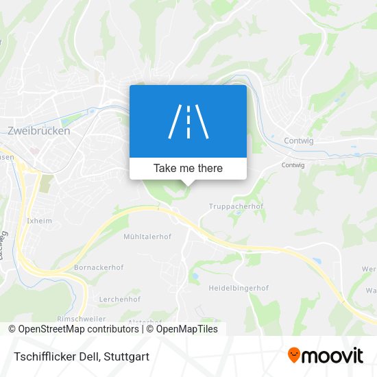 Tschifflicker Dell map