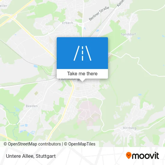 Карта Untere Allee