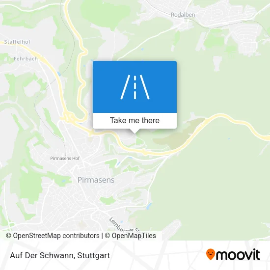 Карта Auf Der Schwann