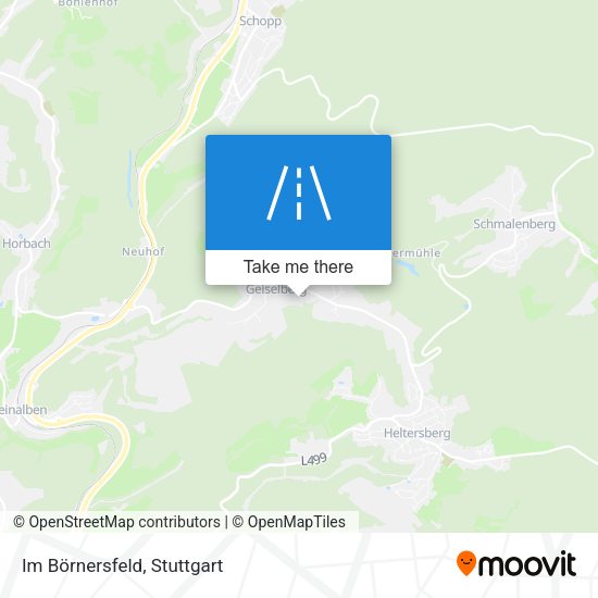 Im Börnersfeld map
