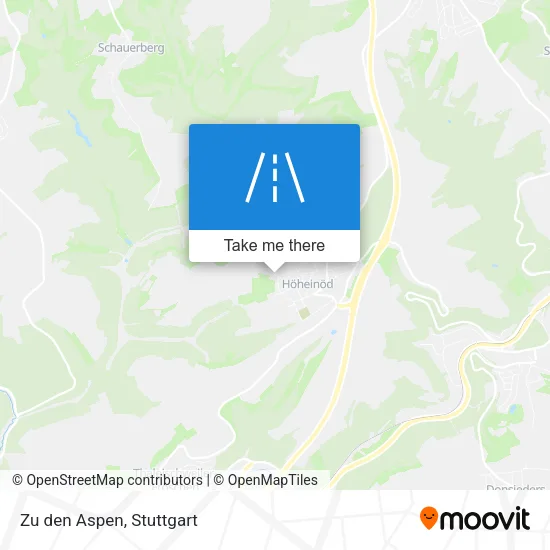 Карта Zu den Aspen