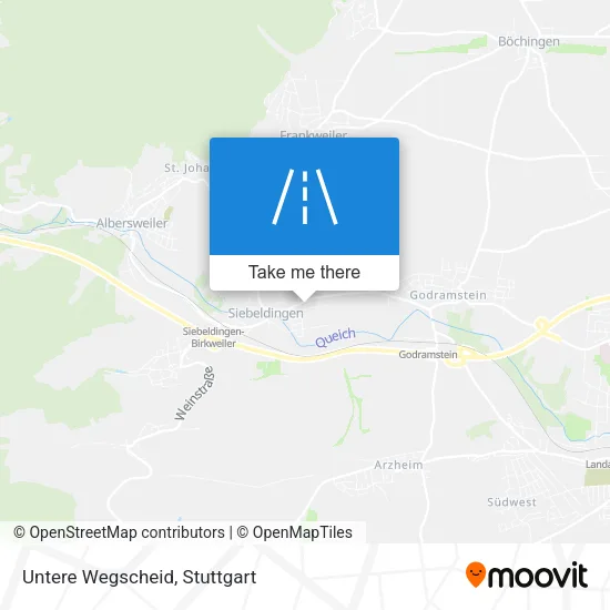 Карта Untere Wegscheid
