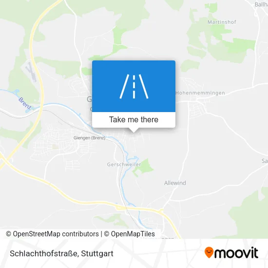 Карта Schlachthofstraße