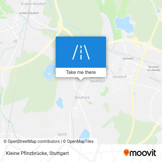 Kleine Pfinzbrücke map