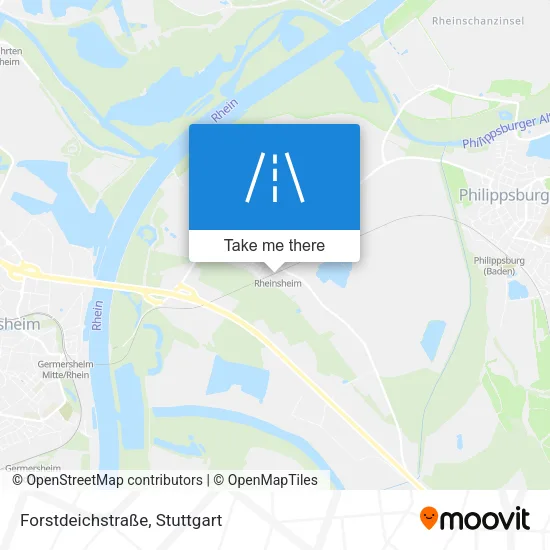 Карта Forstdeichstraße