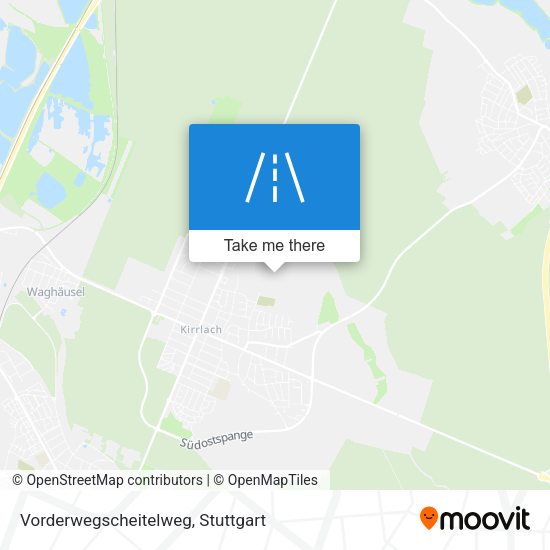 Vorderwegscheitelweg map
