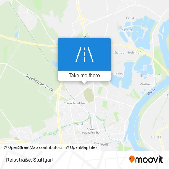 Карта Reisstraße