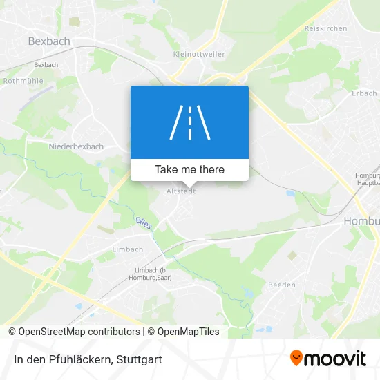 Карта In den Pfuhläckern