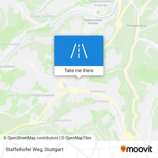 Карта Staffelhofer Weg