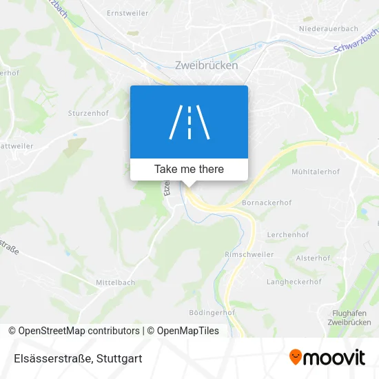 Elsässerstraße map