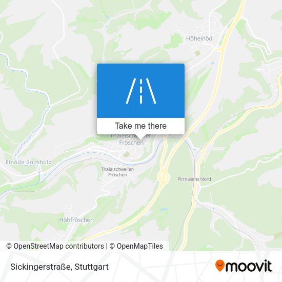 Sickingerstraße map