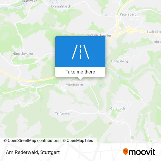 Карта Am Rederwald