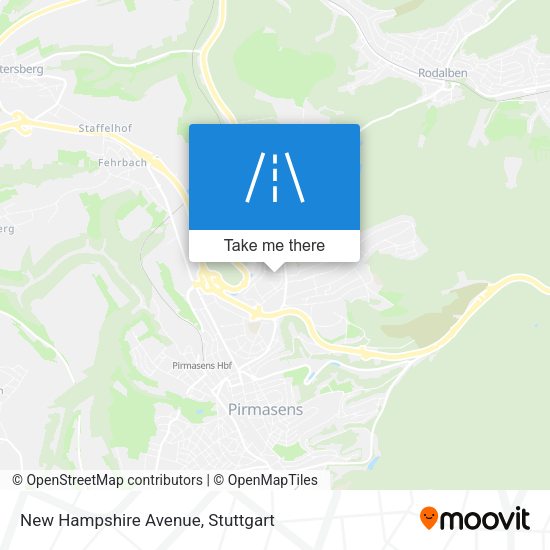 New Hampshire Avenue map