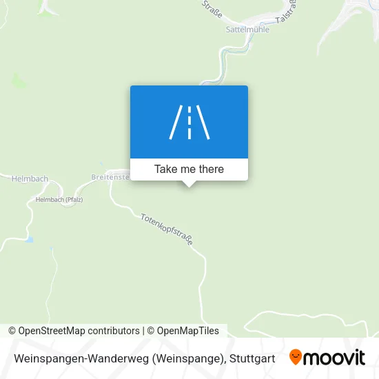 Карта Weinspangen-Wanderweg