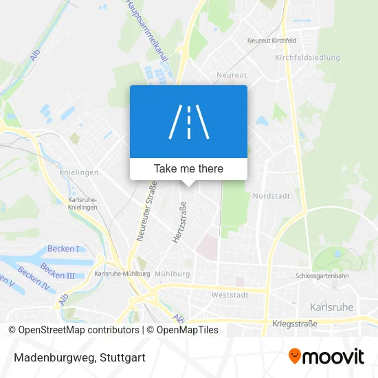 Карта Madenburgweg