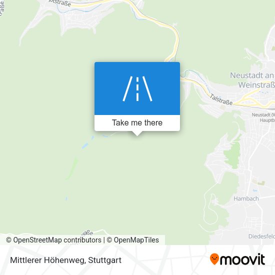 Mittlerer Höhenweg map