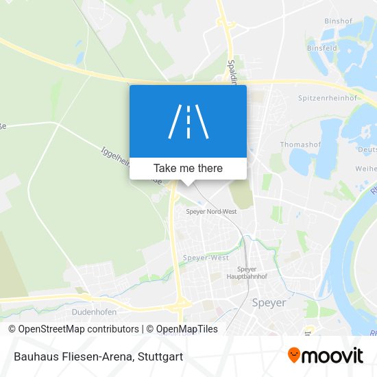 Bauhaus Fliesen-Arena map