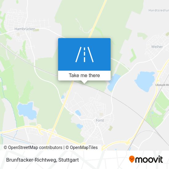 Карта Brunftacker-Richtweg