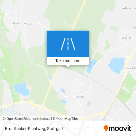 Карта Brunftacker-Richtweg
