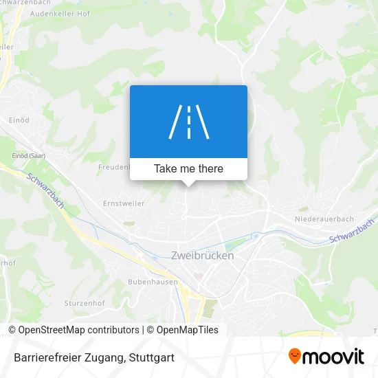Карта Barrierefreier Zugang