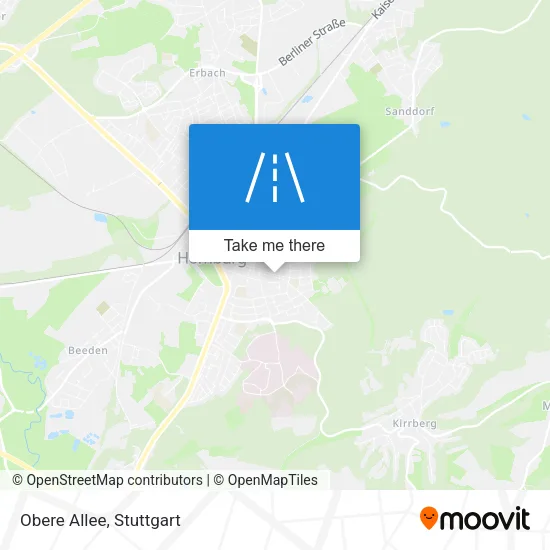 Карта Obere Allee