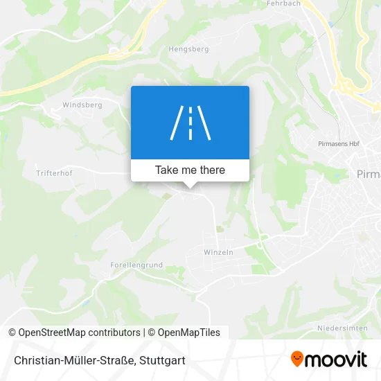 Карта Christian-Müller-Straße