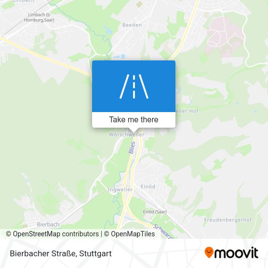 Bierbacher Straße map