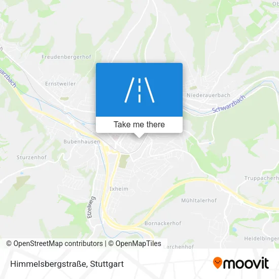 Карта Himmelsbergstraße
