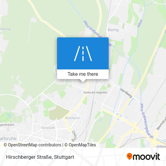 Hirschberger Straße map