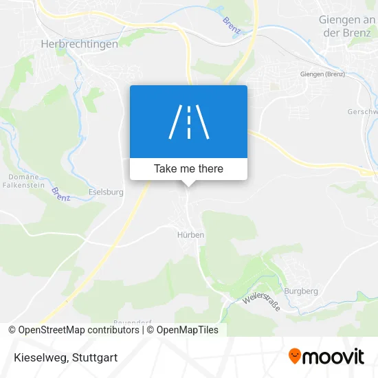 Карта Kieselweg