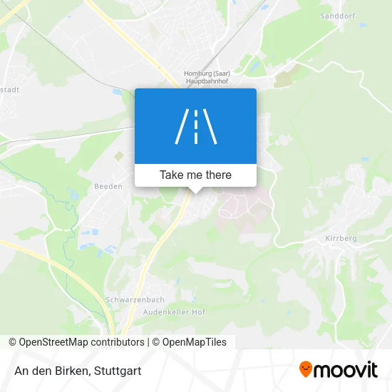 Карта An den Birken