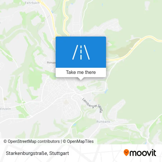 Карта Starkenburgstraße