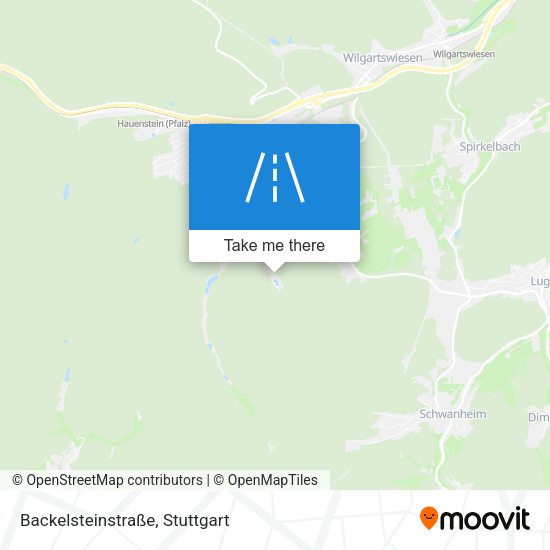 Backelsteinstraße map