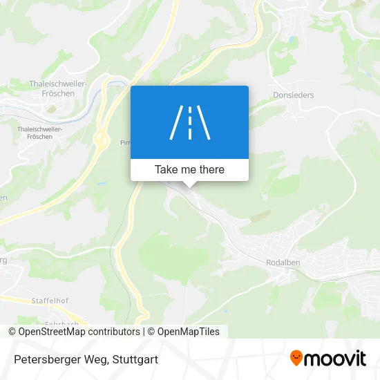 Карта Petersberger Weg