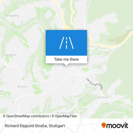 Карта Richard-Dippold-Straße