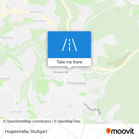 Hügelstraße map
