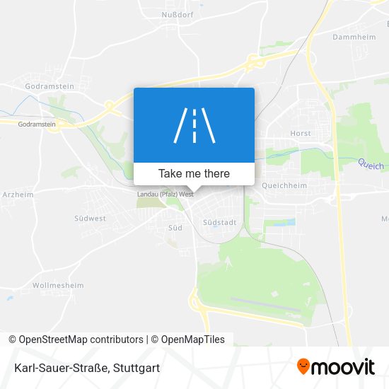 Karl-Sauer-Straße map