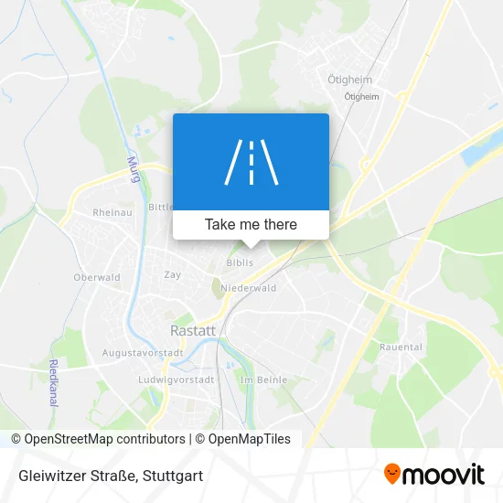 Карта Gleiwitzer Straße