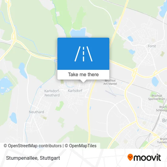 Карта Stumpenallee