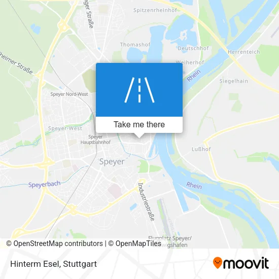 Карта Hinterm Esel