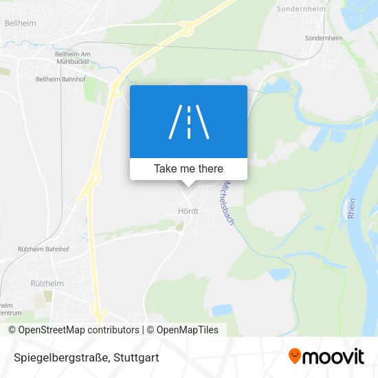 Spiegelbergstraße map