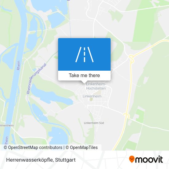 Herrenwasserköpfle map