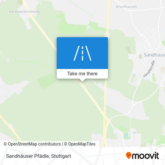 Карта Sandhäuser Pfädle